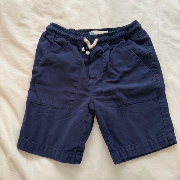 Boden Navy Blue Chino Pull On Tie Waist Shorts Size 7Y - Picture 4 of 4
